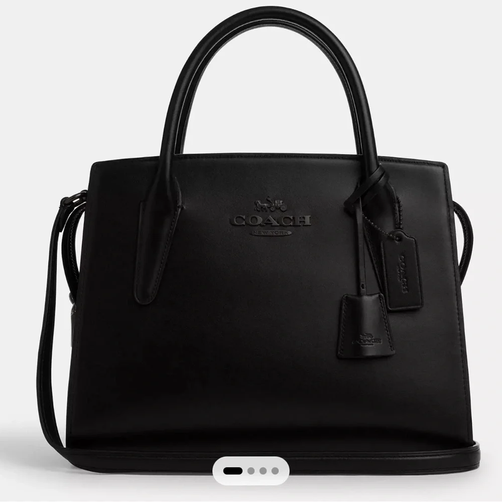 Coach LARGE Andrea Carryall NWOT Black Satchel (LAST 1) - Picture 13 of 13